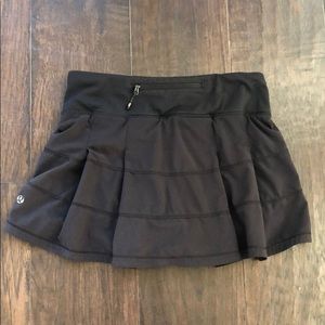 Lululemon Pace Rival Skirt (regular) size 2 BLACK